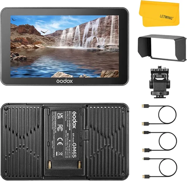 مانیتور فیلمبرداری مدل 4K touchscreen monitor GM6S GODOX