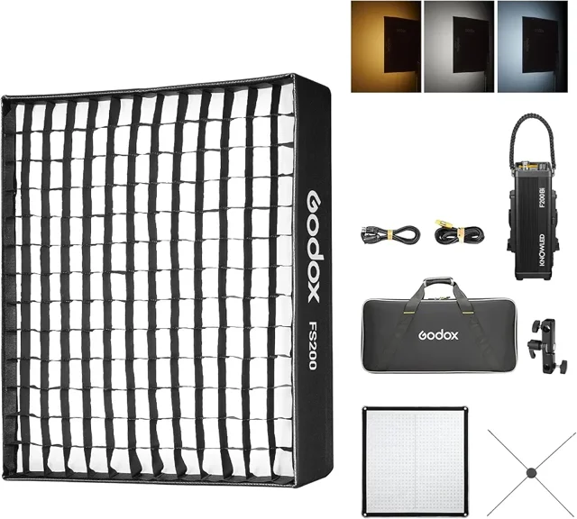 نور ال ای دی مدل GODOX F200 BI