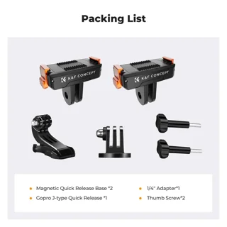 مانت مبدل برند DJI به اتصالات جانبی گوپرو/K&F CONCEPT Magnetic Quick Release Adapter Mount for