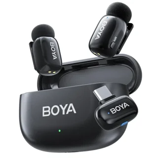 میکروفون یقه ای دو کاربره بویا مدل 02 BOYA MINI2 رابط Type C