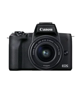 دوربین دیجیتال بدون آینه کانن مدل EOS M50 Mark II همراه با لنز EF-M 15-45mm