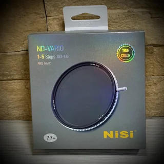 فیلتر ND متغیر نیسی مدل NiSi 77mm True Color ND-VARIO Pro Nano 1-5 Stops