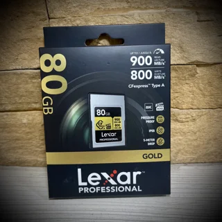 کارت حافظه لکسار Lexar 80GB Professional CFexpress Type A Card GOLD Series