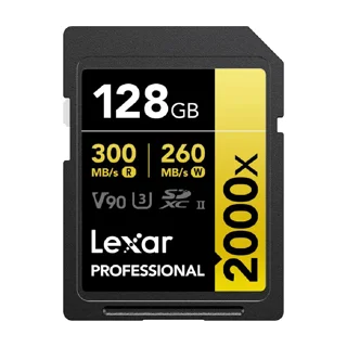 کارت حافظه لکسار Lexar 128GB Professional 2000x UHS-II SDXC