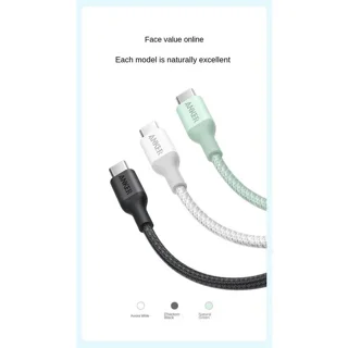 کابل نسل پنجم انکر تایپ سی به تایپ سی 180 سانتی Anker 544 USB-C to USB-C Cable
