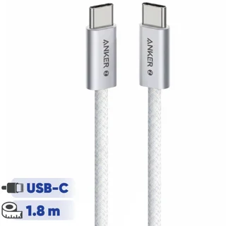 کابل تبدیل USB-C به USB-C انکر مدل Zolo A8060H21 طول 1.8 متر با توان 240 وات
