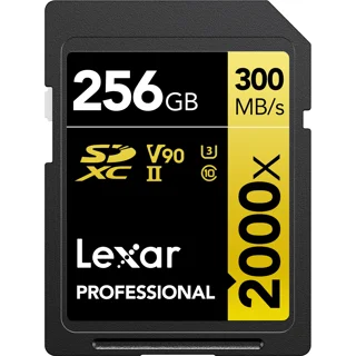 کارت حافظه لکسار LEXAR 256GB PROFESSIONAL 2000X UHS-II SDXC